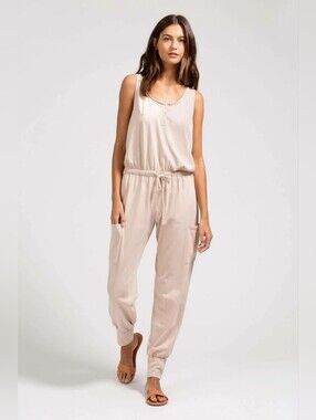 EBERJEY Brie Lounge Cargo Jumpsuit S.